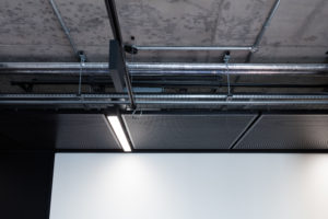 Perforated Metal Ceiling Trays - Powder Coated Finish