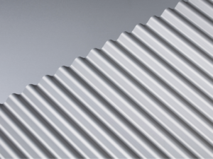 Interlocking Corrugated Profiles Create A Seamless Corrugated Effect