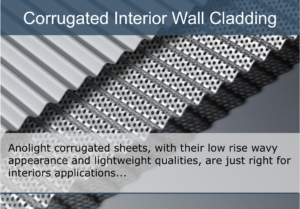 Corrugated ALuminium Sheet - Interior Cladding