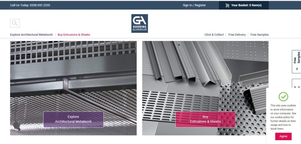 High quality aluminium products 
