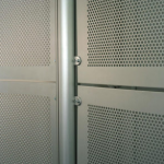 Balustrade Panels in Perforated Aluminium 