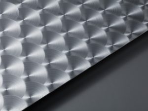 circular satin brushed pattern