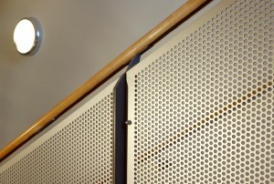 Anodised Balustrade Panels: Christ Church School  